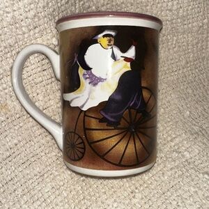 UEC Gibson USA Fat Chef On Bicycle Coffee Mug